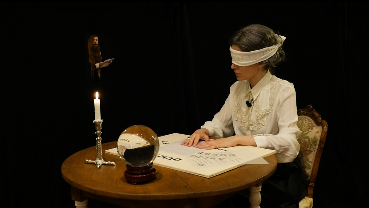 Chiara Fumai, <i>The Book of Evil Spirits</i>, 2015. Video Still.