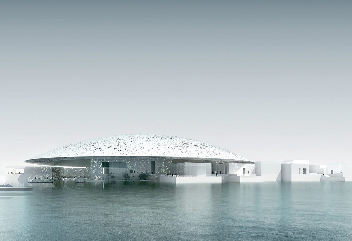 The Louvre Abu Dhabi.