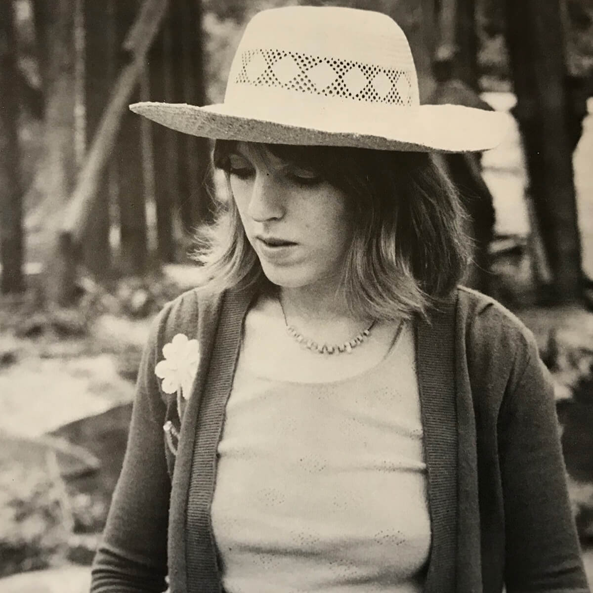 Lucinda Williams circa 1979, age 26.